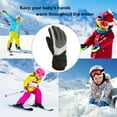 thumbnail image 4 of GXWEA Kids Gloves Winter Toddler Winter Gloves Toddler Mittens Kids 1 Pairs Fleece Gloves Winter Warm 10-16 Year, 4 of 7