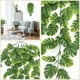thumbnail image 2 of Wosthever 2x Green Artificial - Green Plant Hanging Plants Plants Hanging - 2pcs For Perfect For Restaurants And Cafes Plant Decoración, 2 of 6