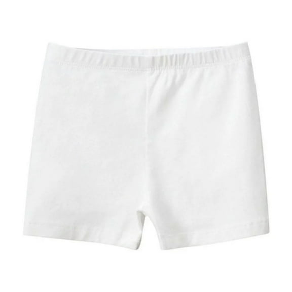 XBASW Toddler Kids Girls Bike Shorts Workout Sports Shorts Soild Color Summer Cotton Short 2-12T