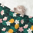 thumbnail image 2 of Yiaed Tropical Fruit Print Dog Blankets-Cat Blanket Washable for Couch Protection,Puppy Blanket, Soft Plush Reversible Throw Furniture Protector-Small, 2 of 8