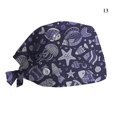 thumbnail image 1 of Gorro quirúrgico estampado navideño, gorro antipolvo para laboratorio, Clínica de mascotas, clínica Dental, salón de belleza, Spa, enfermera, 1 of 4