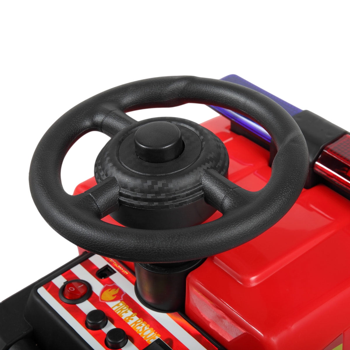 Private Jungle 6V Electric Cars for Kids, Kids Ride On Fire Truck, Battery Powered Electric Vehicle w/ Siren Headlights,Red Private Jungle 6V Electric Cars for Kids, Kids Ride On Fire Truck, Battery Powered Electric Vehicle w/ Siren Headlights,Red