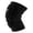 Black, variant on Champro Sports High Compression/Low Profile Volleyball Knee Pad Adult White