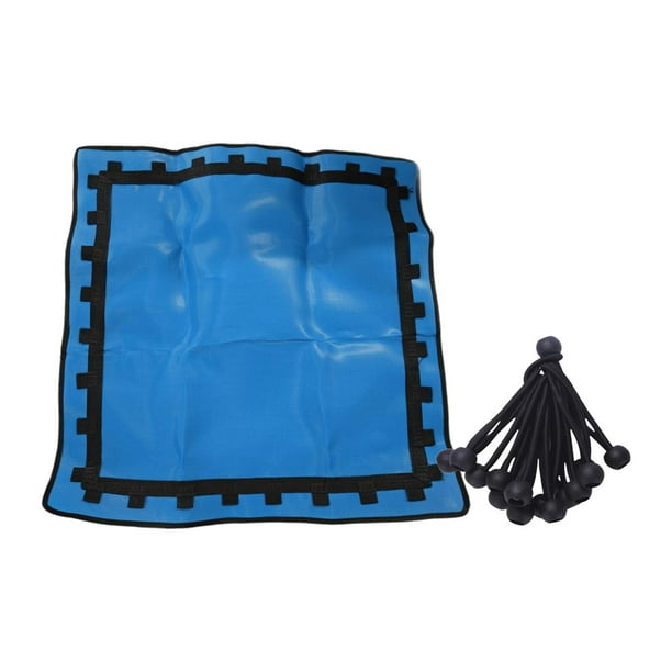 Almohadilla de salto de salto de salto reutilizable resistente al agua resistente al agua para el entrenamiento deportivo interior Fitness al aire Azul