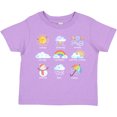 thumbnail image 3 of Inktastic Pastel Weather Chart Boys or Girls Toddler T-Shirt, 3 of 5
