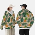 thumbnail image 5 of Picia Pineapples Palm Leaves Women's Men's UPF 50+ Sun Protection Hoodie Shirt Long Sleeve SPF Fishing Outdoor UV Hiking Lightweight Shirts-3X-Large, 5 of 9