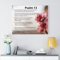 thumbnail image 2 of Scripture Walls Psalm 13 When God Bible Chapter Canvas Christian Wall Art Ready to Hang Unframed, 2 of 9