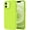 Fluorescent Green, variant on for iPhone 12 Case/iPhone 12 Pro Case, Premium Silicone with [Soft Anti-Scratch Microfiber Lining] Shockproof Protective Phone Case for Men Women Girls 6.1", Lavender Grey