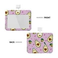 thumbnail image 2 of Bingfone Different Avocados Card Badge Holder,for Girls Girly Women 4 x 3 Inch Nurses School Identity Cruise Travel Name Tags Cover Protector Case, 2 of 7