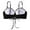 A1#-Black, variant on Women Swimwear Top Sleeveless Bikini Shell Pattern Tank Top Swim Top Only Black,M