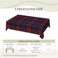 thumbnail image 6 of Rectangle Table Cloth, Scottish Traditional Tartan Plaid Pattern Resistant Washable Tablecloth Decorative Table Cover for Dining, Indoor and Outdoor, 6 of 6