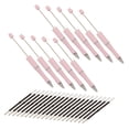 thumbnail image 3 of 10x Beadable Pens Ball Pen Ballpoint Pen Bulk for Drawing Journaling Writing pink, 3 of 9