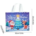 thumbnail image 3 of Christmas Gift Bag – Non-Woven Fabric Reusable Tote with Handle – Durable Holiday Packaging for Clothes, Snacks, Accessories, 3 of 5
