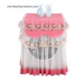thumbnail image 4 of KDFWDM Washer/Dryer Cover, Lace Design, for Outdoor Top Load and Front Load Machine,Suitable for Most Washers and Dryers on Market, 4 of 6