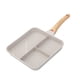 thumbnail image 4 of Sartén antiadherente para carne, sartén dividida para parrilla, sartén para tortilla, sartén cuadrada para asar en restaurante y senderismo, 4 of 7