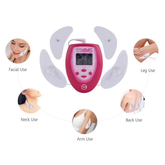 Estimudor Muscur Facial Eléctrico Portátil con pa de Cuello shamjiam Mini masajeador facial eléctrico