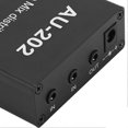 thumbnail image 3 of Mélangeur o stéréo 2 entrées 2 sorties jack 3,5 mm Plug and Play en alliage d'aluminium Amplificateur de mixage o, 3 of 4