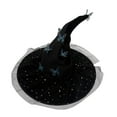 thumbnail image 4 of Sombrero de bruja, sombrero decorativo, tocado, disfraz, mascarada con mariposa y malla para azul, 4 of 9