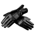 thumbnail image 1 of Guantes de piel de oveja de invierno para mujer, guantes de cuero para conducir cálidos con forro polar y pantalla táctil, caja de regalo, regalo de reunión anual para el personal, 1 of 2