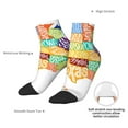 thumbnail image 4 of Bingfone USA MAP Design Patterned Men's Women's Casual Cotton Socks, 4 of 5