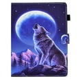 thumbnail image 5 of For Onn Pro 8.0" / iPad mini/ Samsung Galaxy Tab 8.0 8.4/ Rca 8.0/ Fire HD 8 10th Gen and More 8.0" Android Tablet, Allytech PU Leather Universal Case for All 7.5 - 8.5 inch Tablet- Wolf, 5 of 7