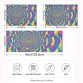 thumbnail image 2 of Yayeee Pillowcase Standard Size Set of 2 Satin Wrinkle Resistant Pillow Case, Psychedelic Pattern, 2 of 7