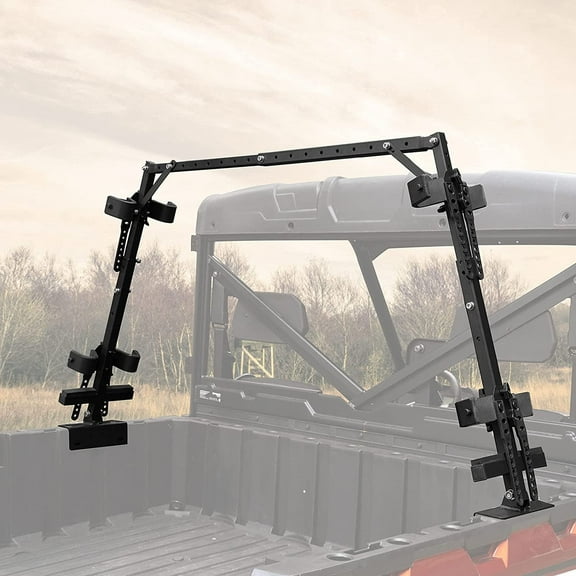 Kemimoto UTV Sporting Clays Tool Rack Holders 4 Bed Racks Compatible with Polaris Ranger General Pioneer