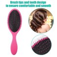 thumbnail image 3 of Unique Bargains 1 Pc Anti-Static Paddle Hair Detangle Brush Barber Brush Tools for Men and Women Styling Comb Rose Red, 3 of 6