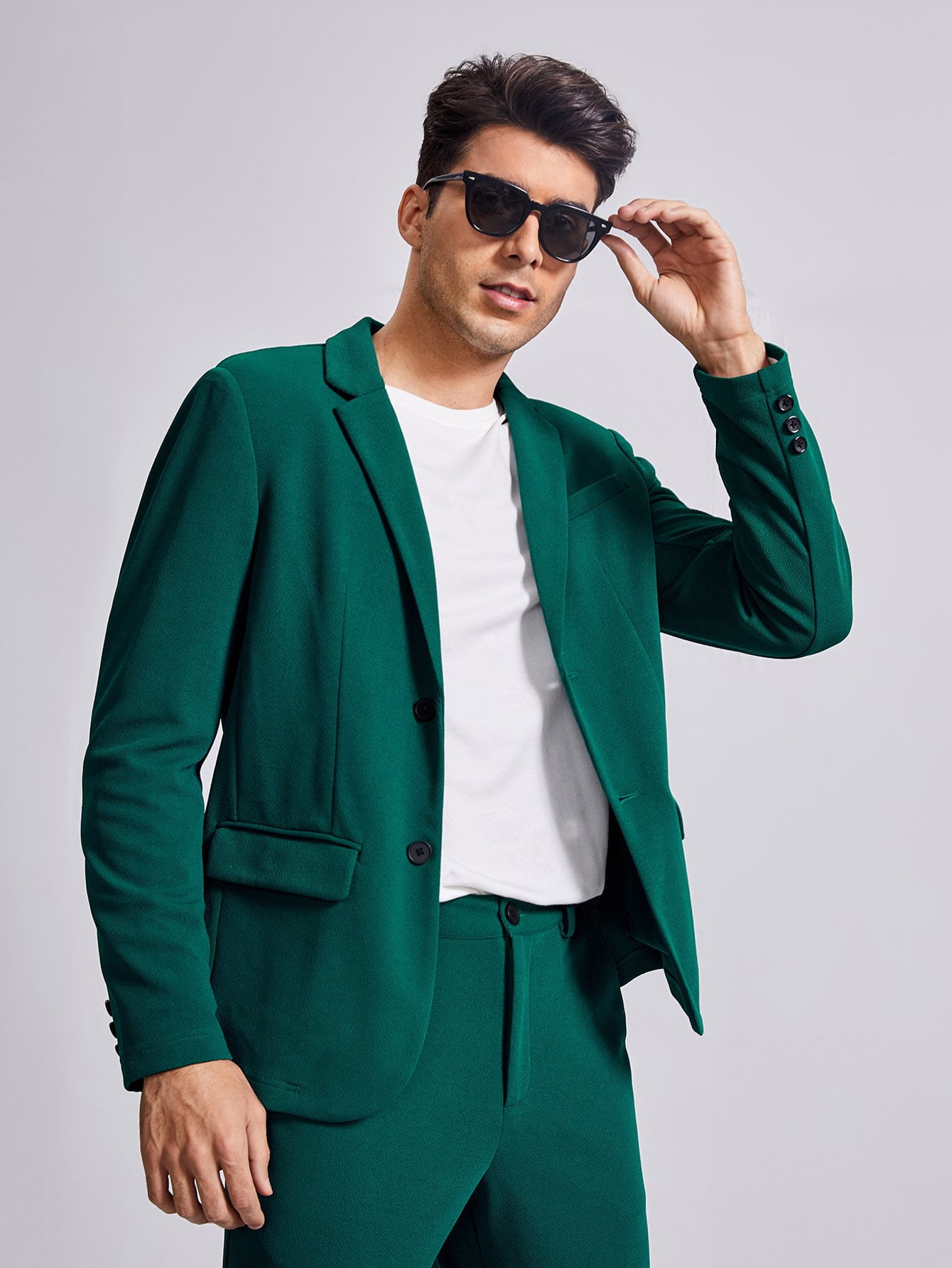 Single Breasted Flap Detail Blazer 
