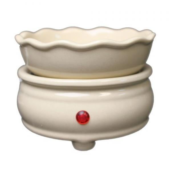 Cream Electric 2 in 1 Candle Tart Warmer
