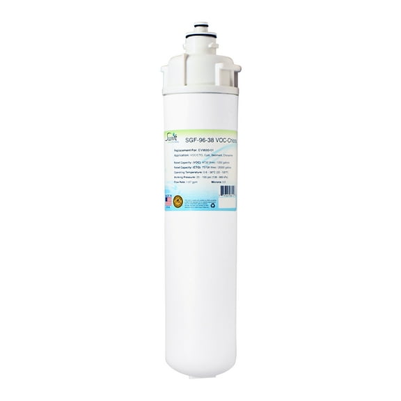 Swift Green Filters SGF-96-38 VOC-Chlora Replacement Water Filter for Everpure EV9693-01, (1 Pack)