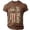 tshirts 54#Brown, variant on WAYUTE 250 Anniversary USA Shirt for Man National Flag Colors Patriotic Graphic Casual Crewneck Tee for Daily Wear Independence Day T Shirts