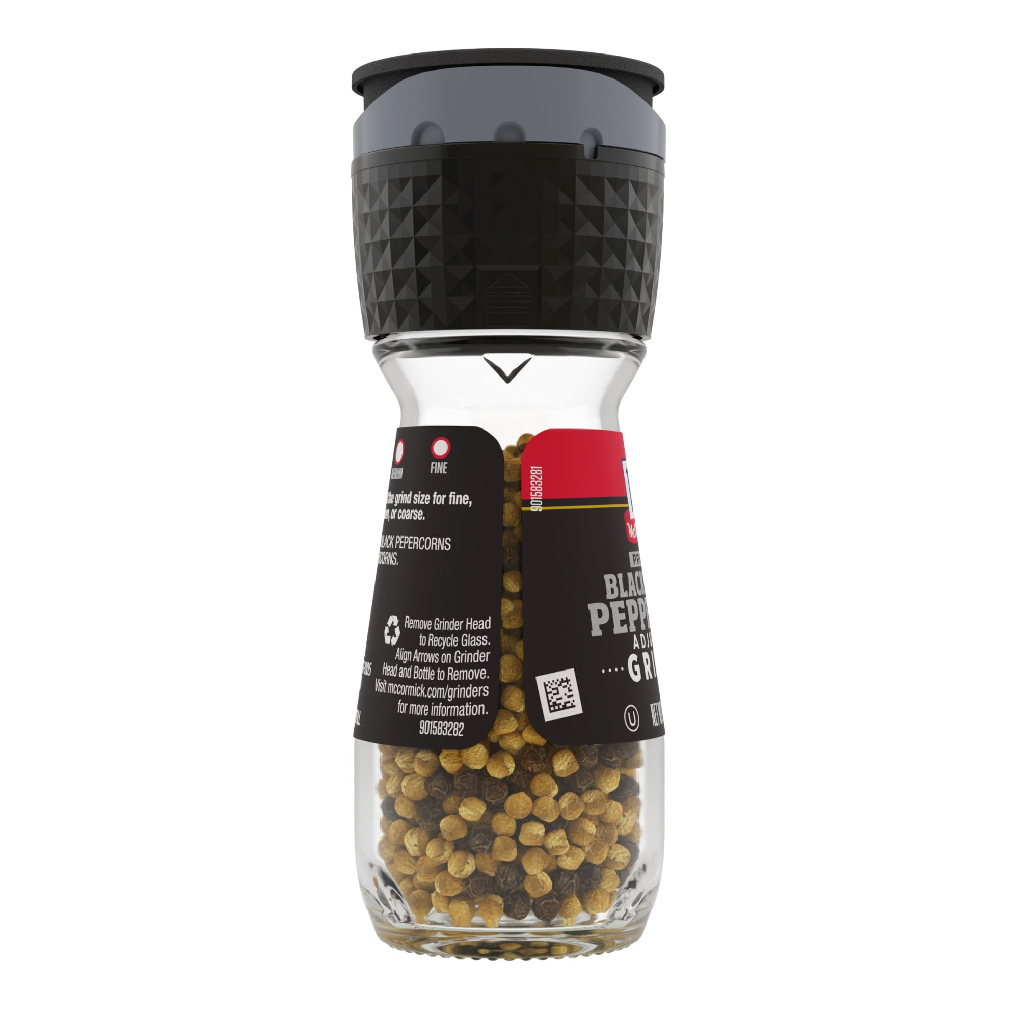 McCormick Black Peppercorn Grinder 1.24 oz. - 6/Pack