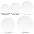 thumbnail image 6 of dianhelloya Clear PVC Round Table Protector Pad - 1.5mm Thick, Waterproof & Heat-Resistant (60/70/80/90/100cm), Non-Slip Dining Mat for Tables, Desks, Countertops, 6 of 8
