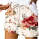 thumbnail image 2 of Puntoco Pantalones cortos de salón para mujer Pantalones cortos de vendaje con bolsillo estampados de verano para mujer Pantalones casuales, 2 of 3