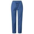 thumbnail image 4 of Women'S Casual Pants Wide Leg Yoga High Waisted Tie Knot Joggers L Loose Sweat With Pockets, 4 of 5