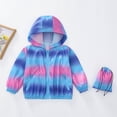 thumbnail image 5 of Curuila Toddler Kids Girls Sun Jacket Long Sleeve Color Block Hooded Coat For Girls Summer Lightweight Fashionable Outerwear Size 3-4 Years, 5 of 9