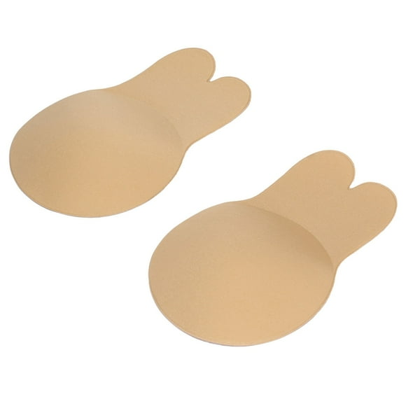 2PCS Sticky Bra, Push Up Breast Lift Chest Sticker Silicone Covers Reusable Push Up Breast Lift for Women