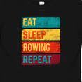 thumbnail image 4 of Inktastic Eat Sleep Rowing Repeat Boys or Girls Baby T-Shirt, 4 of 5