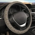 thumbnail image 3 of Lsque Leopard Ultra Soft Car Steering Wheel Cover for Women, Standard 15 inch Size for Truck Van SUV Auto, 3 of 8