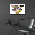 thumbnail image 6 of Epic Art 'Warhol Picasso Died' by Gregory Constantine, Acrylic Glass Wall Art, 24"x16", 6 of 8