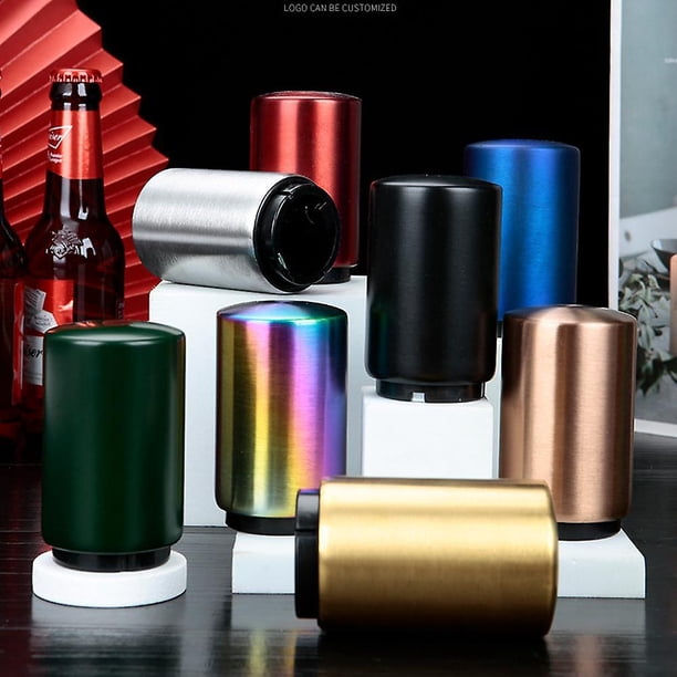 Abridor Automático De Botellas De Cerveza De Acero Inoxidable, Prensa