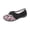 Black, variant on Women's Mary Jane Handmade Flower Embroidered Shoes Ballerina Flat Ballet Cotton Loafer Ladies 2026 Casual Style Comfortable Soft Canvas Shoes Navy 5.5 Wide