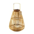 thumbnail image 3 of Home Decorative Slat Wood Candle Lantern - 14 inches, 3 of 3