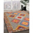 thumbnail image 2 of Ahgly Company Indoor Rectangle Contemporary Light French Beige Brown Southwestern Area Rugs, 7' x 9', 2 of 6