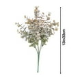 thumbnail image 3 of Xihbxyly Hojas Artificiales de Eucalipto Verde, Diseño Realista de Hoja de Dinero, Fácil de Moldear para Arreglos Florales, Decoración para Bodas y Oficina, Tamaño 33 X 5 X 5 Cm., 3 of 6