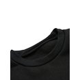 thumbnail image 3 of Sudaderas casuales para mujer Pullover Tops Camisas de manga larga XBTCLXEBCO T M,Negro, 3 of 6