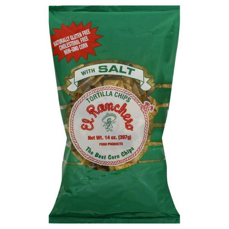 El Ranchero Gluten-Free, Non-GMO Corn Tortilla Chips with Salt, 14 Oz -  Walmart.com
