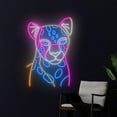 thumbnail image 3 of Handmadetneonsign Leopard Neon Light, Leopard Led Sign, Leopard Neon Sign, Leopard Led Light, 3 of 5