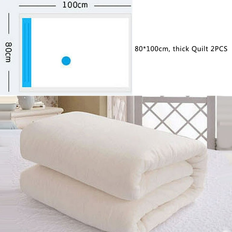 2pcs Compression Duvet Storage Bag Compressed Comforter Organizer